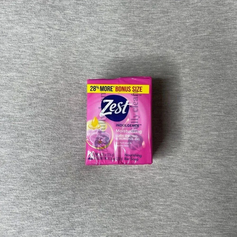Zest Lush Orchid Paradise Moisturizing Body Bar Soap Pack 2 PCS. Set